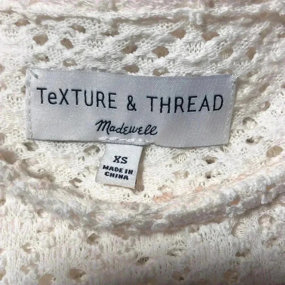 Madewell Texture & Thread Eyelet Flutter Sleeve Top - Picture 6 of 8